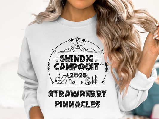 Shindig Campout 2026 Strawberry Pinnacles Sweatshirt