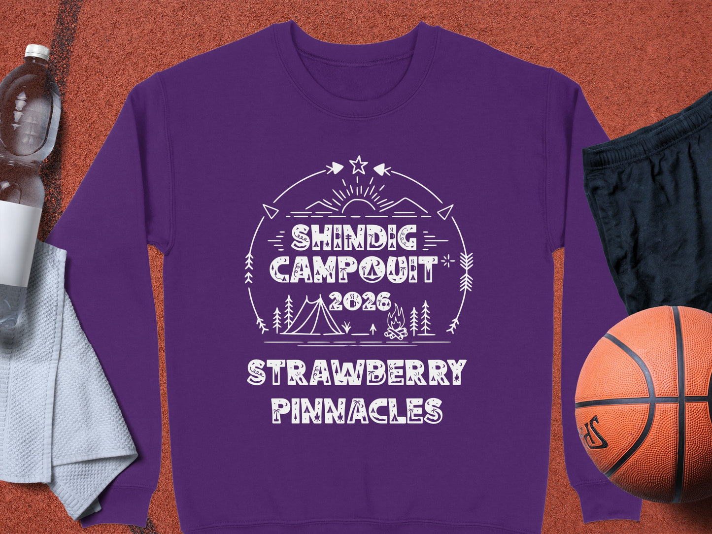 Shindig Campout 2026 Strawberry Pinnacles Sweatshirt