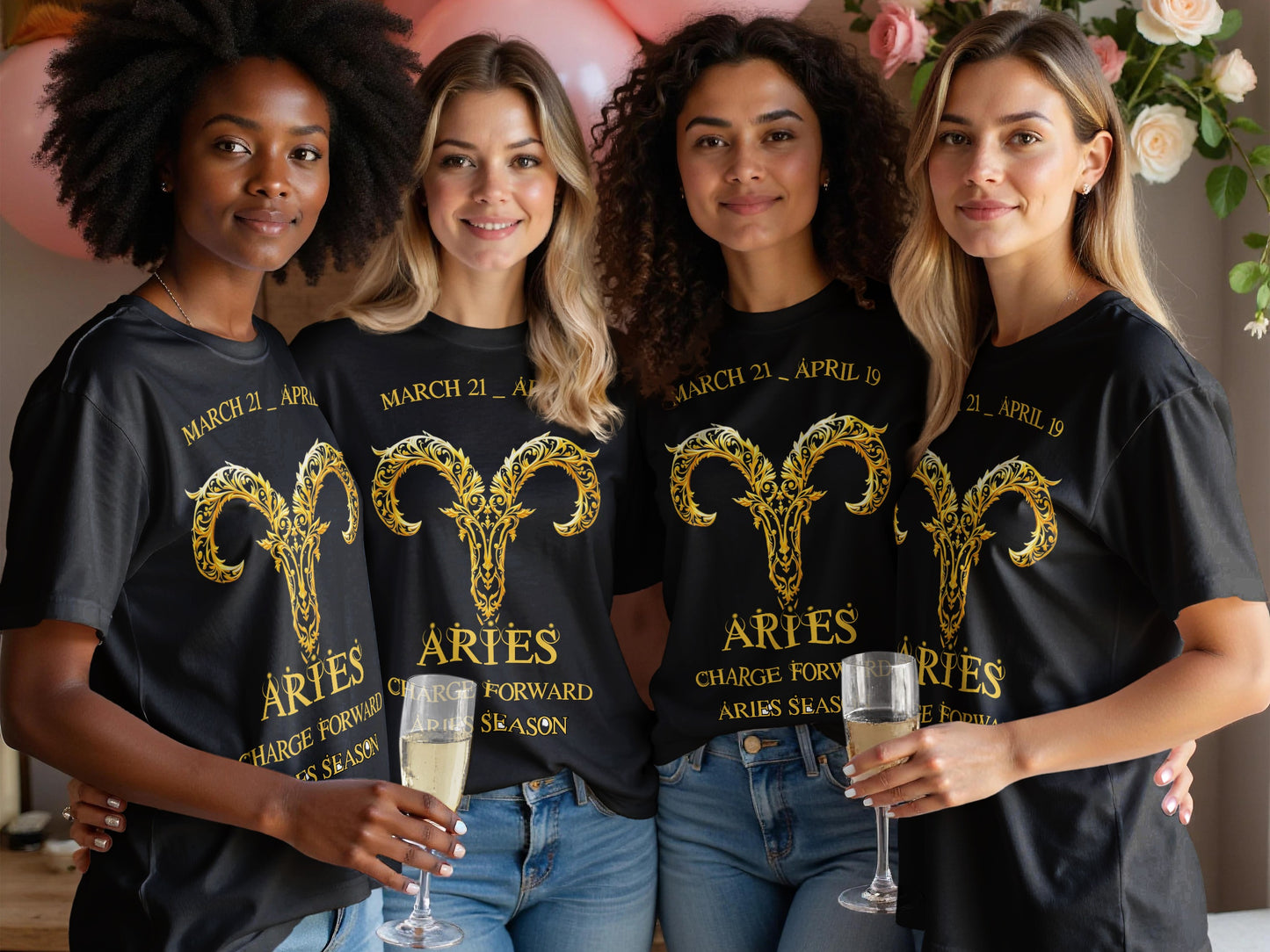 Stylish Aries Season Zodiac Sign Apparel for Casual Wear