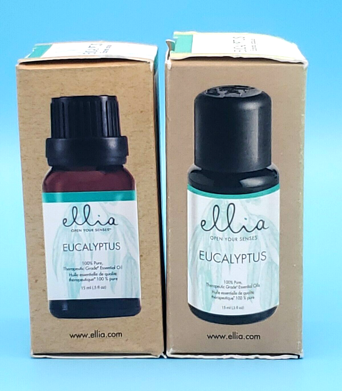 2x Ellia Eucalyptus Essential Oils 100% Pure Therapeutic Grade, Homedics
