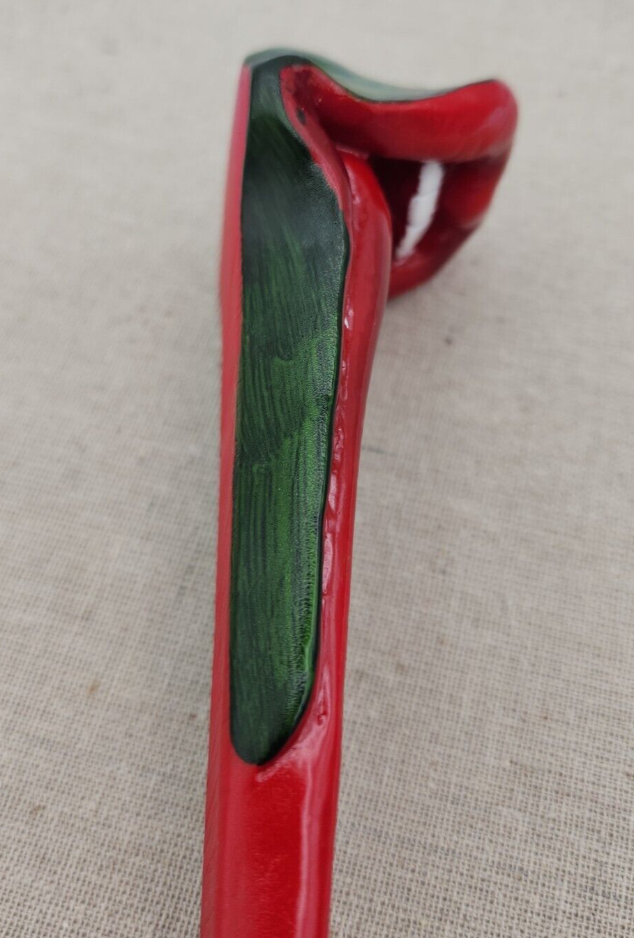 Red Tongue Incense Burner + 5 Incense Sticks  Home Decor New