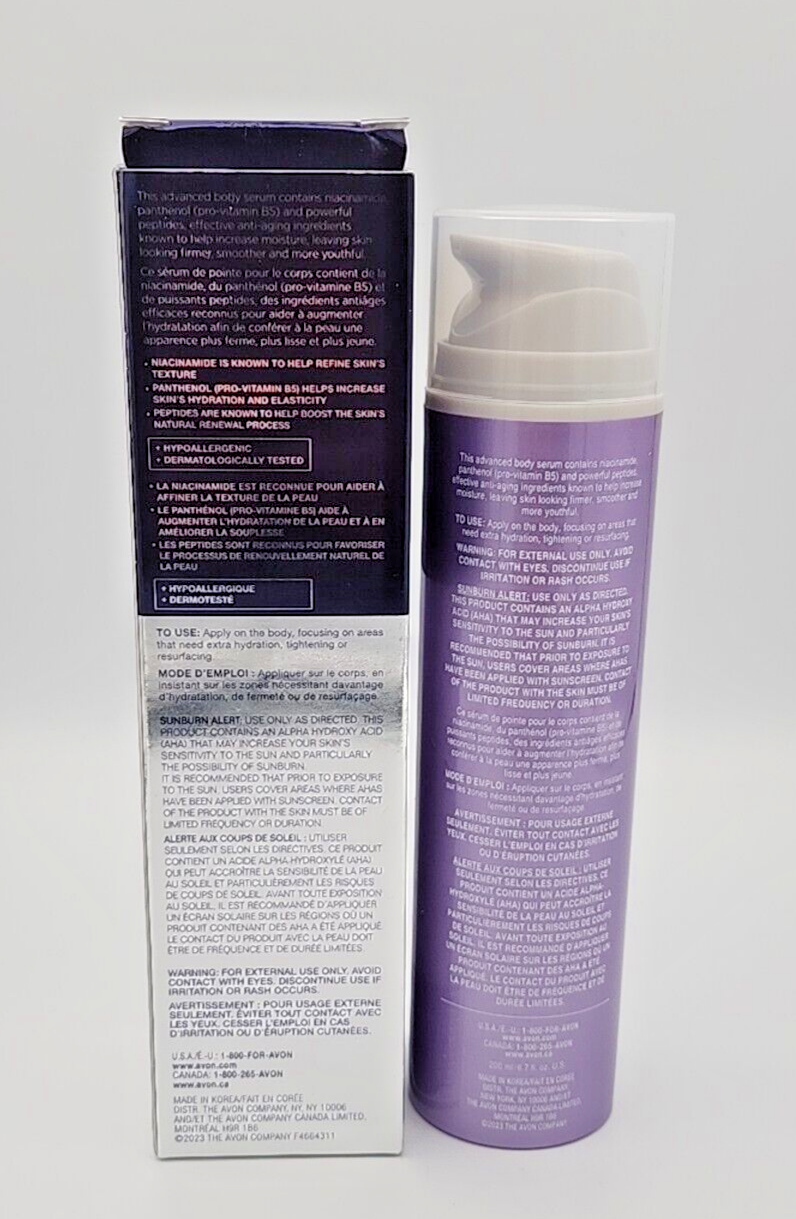 ANEW Platinum Sculpting Body Serum 6.7oz AVON Brand New