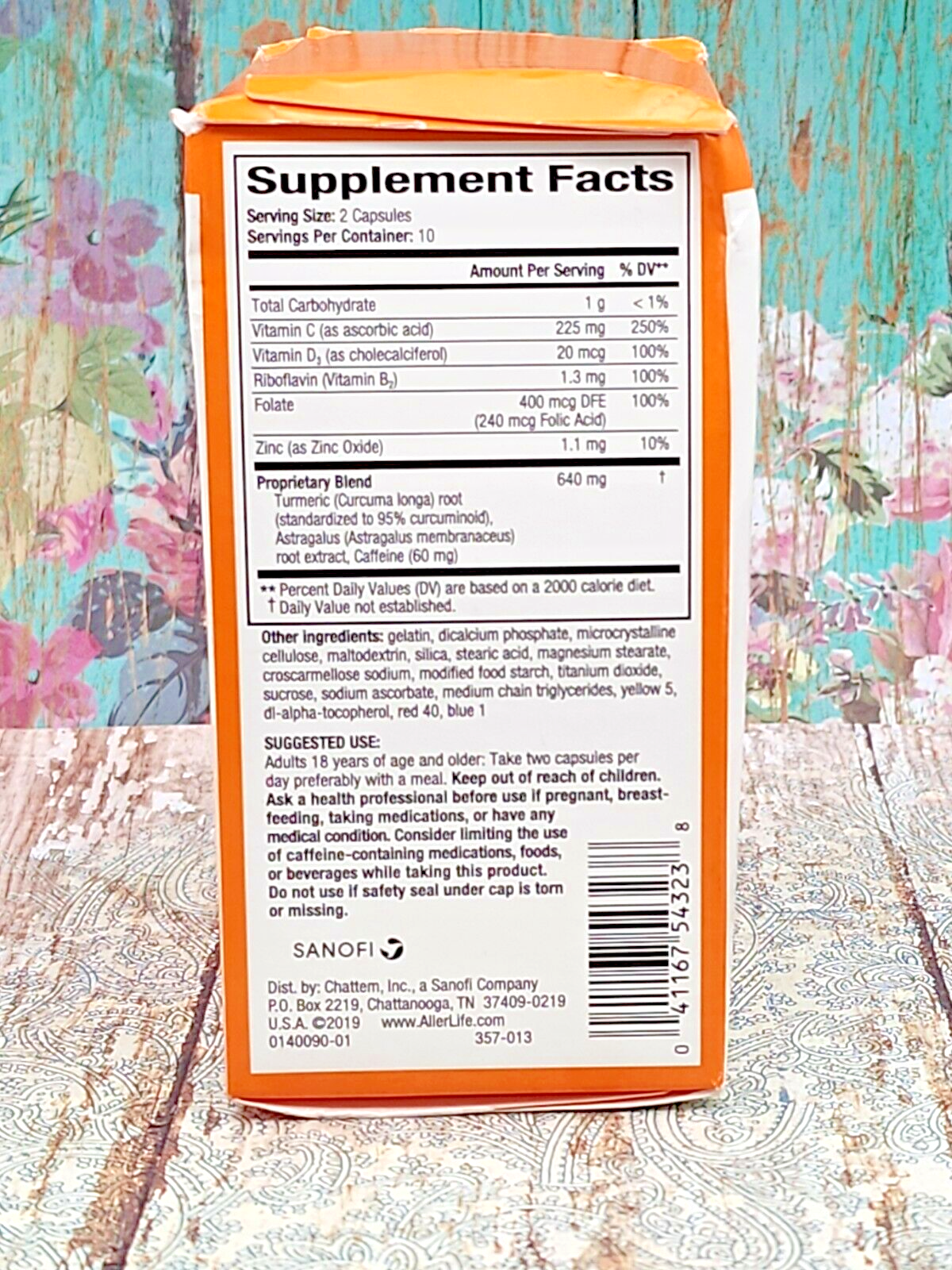 AllerLife Daily Allergy Support 40 Caps 2 Pack Energize Formula
