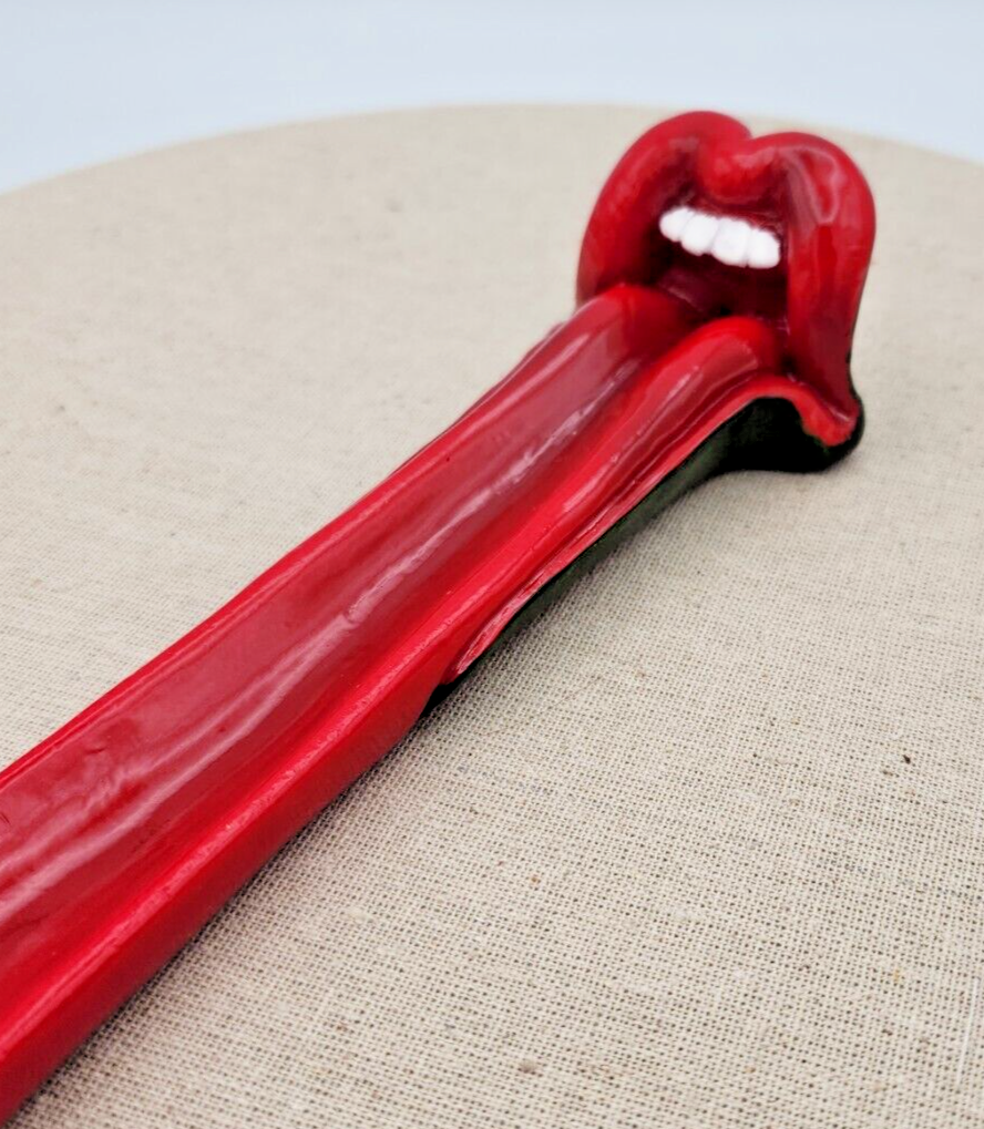 Red Tongue Incense Burner + 5 Incense Sticks  Home Decor New
