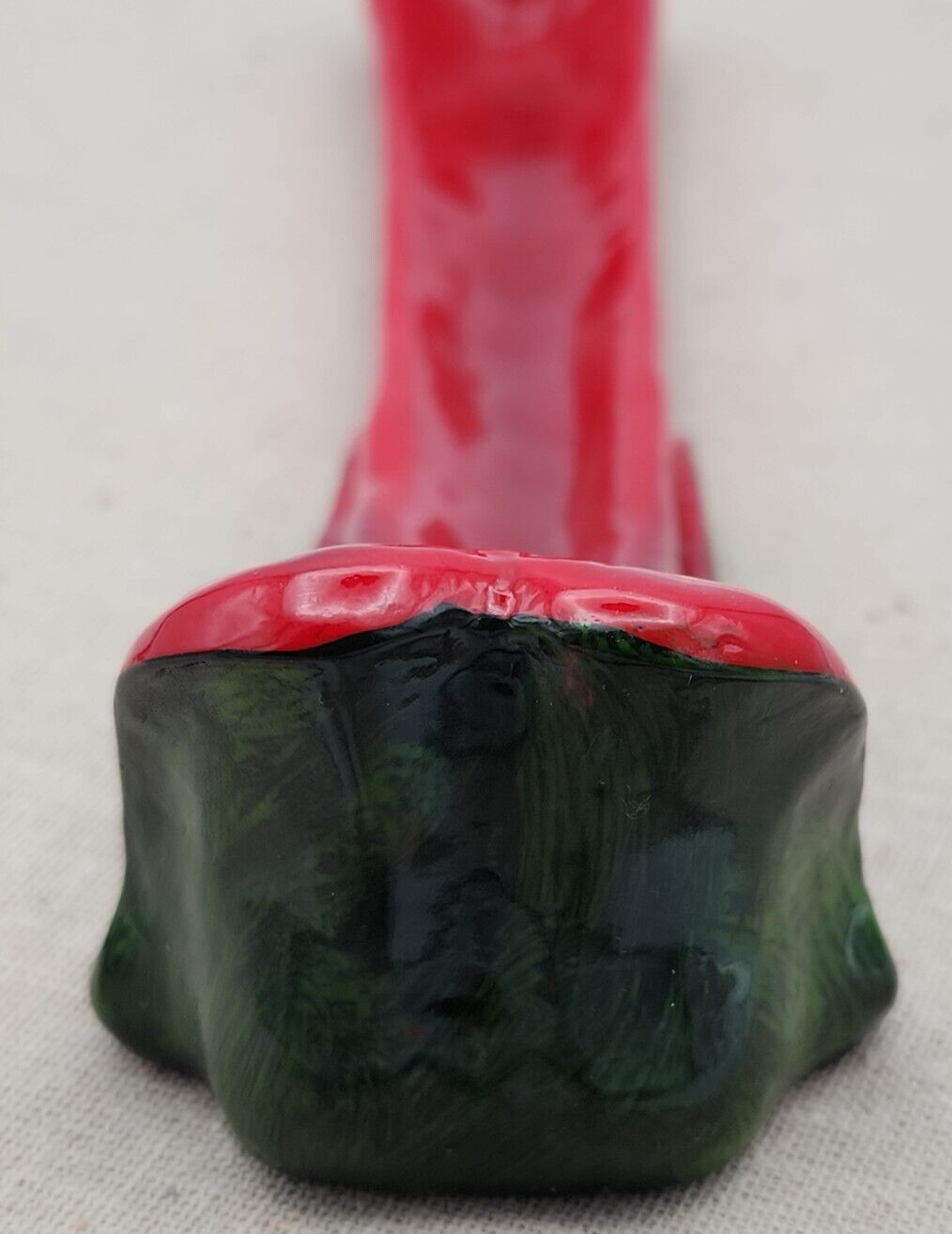 Red Tongue Incense Burner + 5 Incense Sticks  Home Decor New