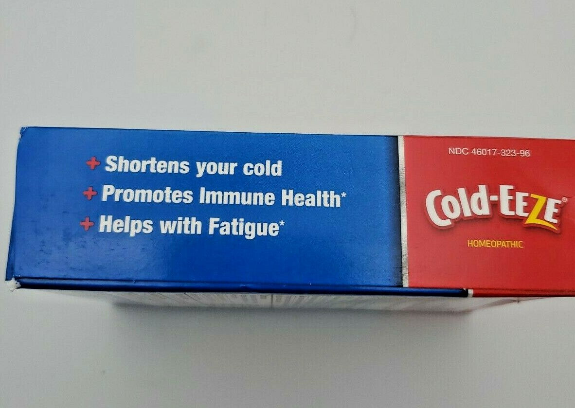 2x Cold EEZE Plus Defense HOMEOPATHIC Zinc LOZENGES CITRUS WITH ELDERBERRY 24 ct