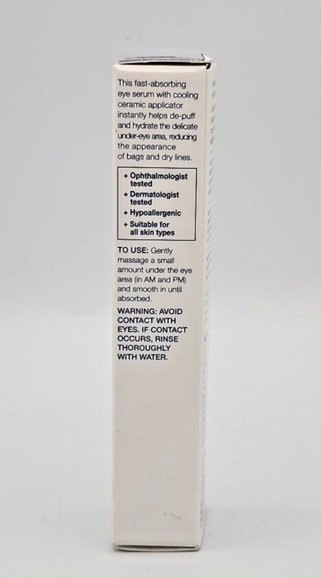 Anew Hydra Fusion Avon .5 fl. oz. Raspberry De-Puffing Eye Serum Hyaluronic New