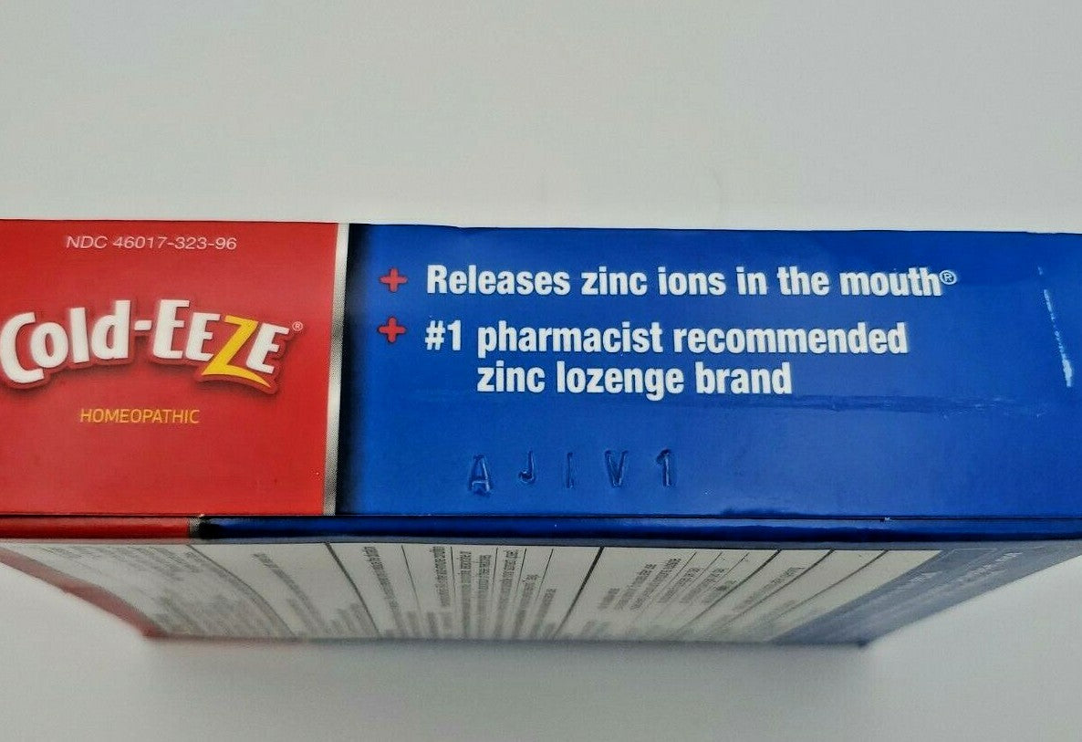 2x Cold EEZE Plus Defense HOMEOPATHIC Zinc LOZENGES CITRUS WITH ELDERBERRY 24 ct