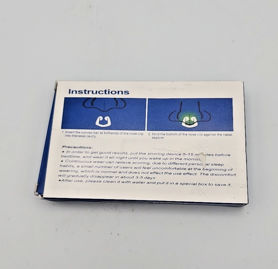 Anti Snoring Devices, Magnetic Nose Clip to Stop Snore & Improve Breathing, Reus