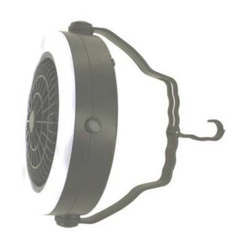 2 in 1 Portable Battery Powered Camping Outdoor Fan With LED Light