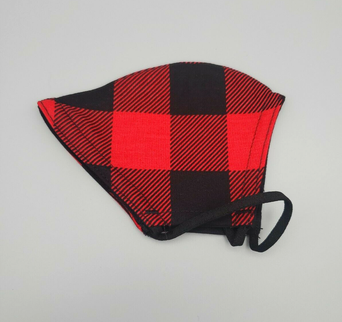 6 PACK Kids Face Masks Cat & Jack Black Buffalo Plaid Updated Fit