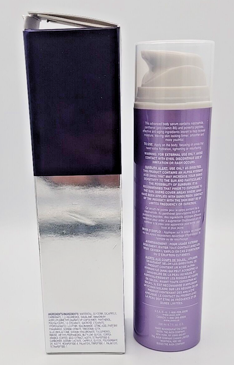 ANEW Platinum Sculpting Body Serum 6.7oz AVON Brand New