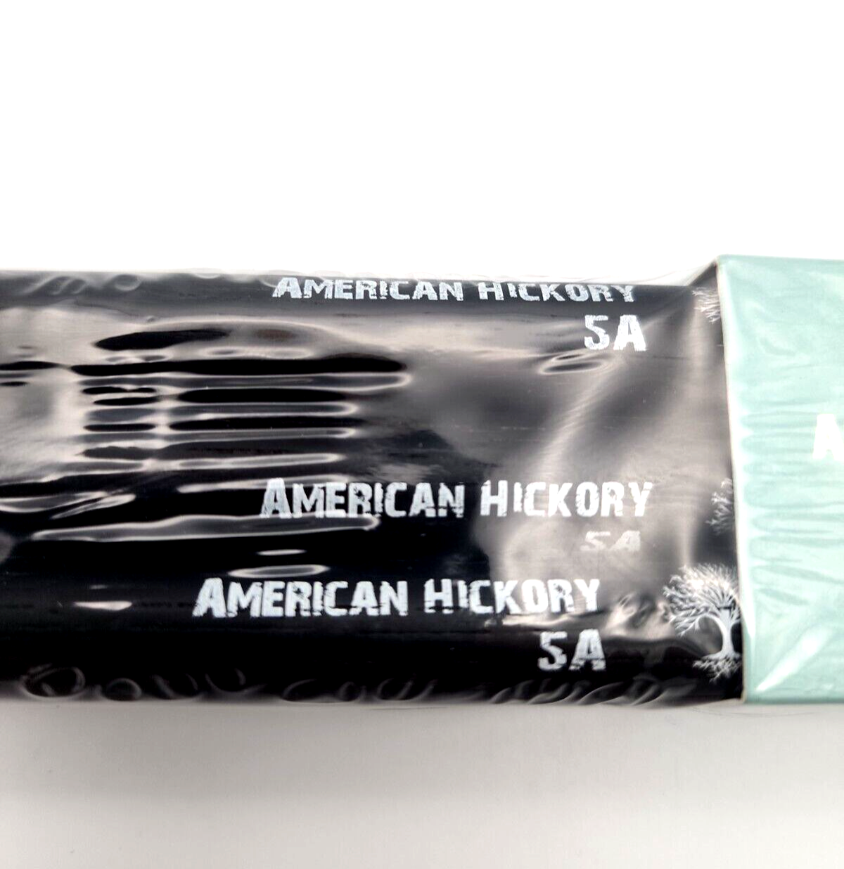 American Hickory Yellow Drumsticks Bluefire 5A Sealed Set (6) Acorn Tip Black