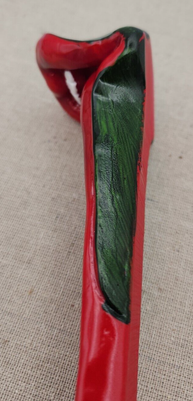 Red Tongue Incense Burner + 5 Incense Sticks  Home Decor New