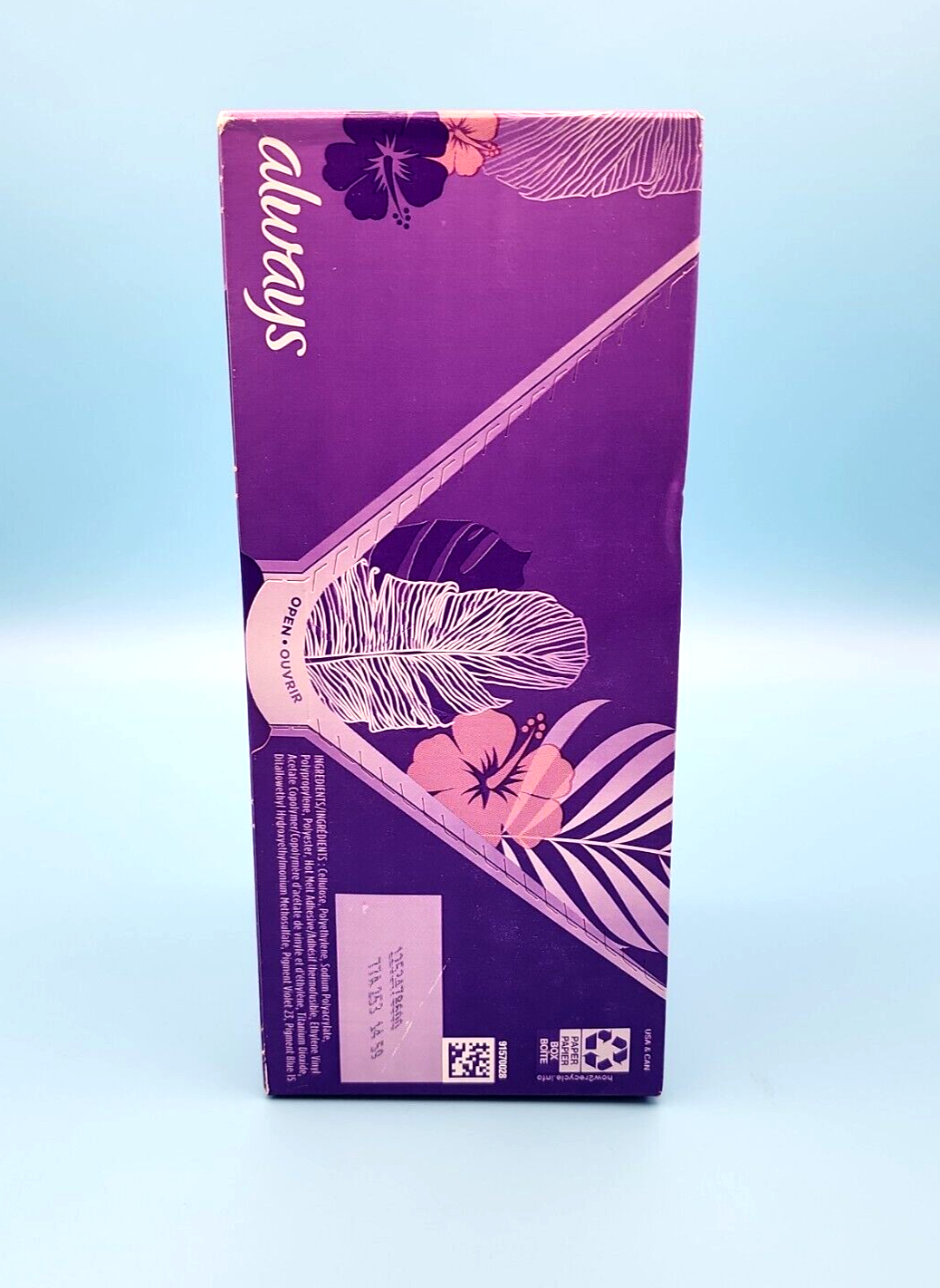 3x Always Anti-Bunch Xtra Protection Daily Liners Long Unscented Comfort 120 ct