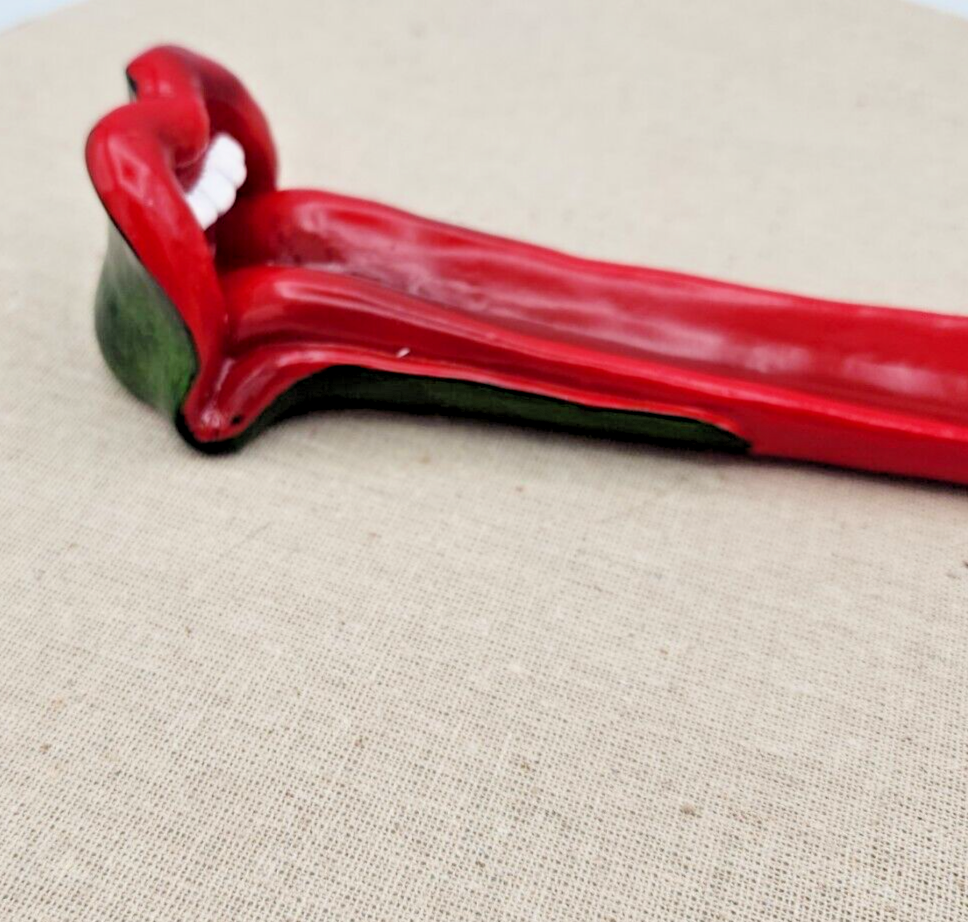 Red Tongue Incense Burner + 5 Incense Sticks  Home Decor New