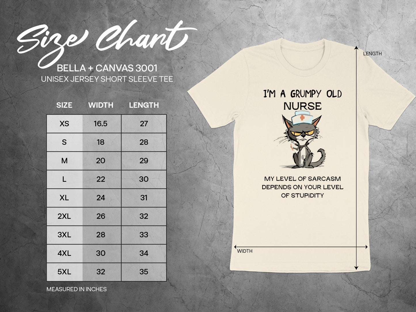 I'm A Grumpy Old Nurse Funny Cat T-Shirt Product
