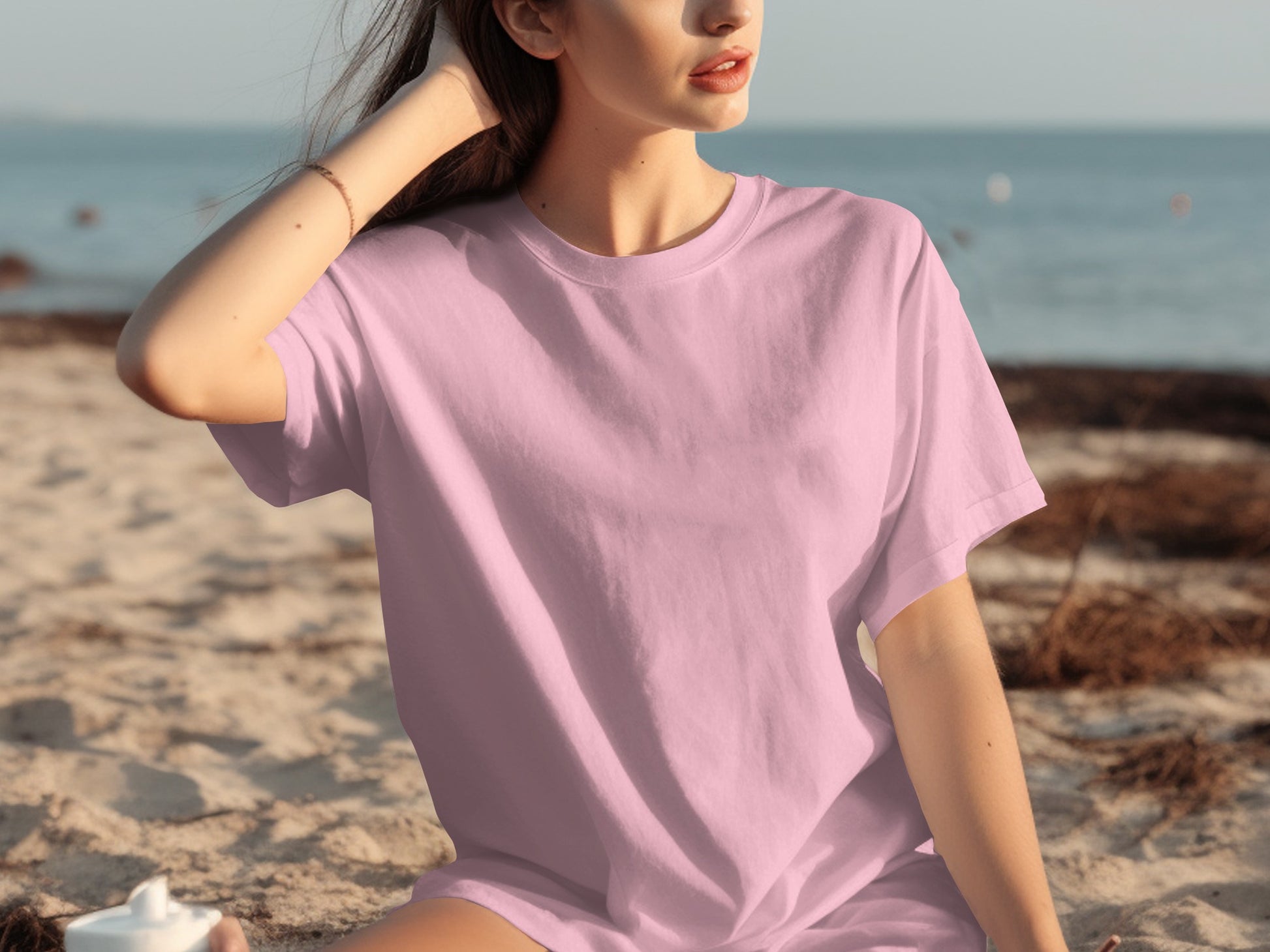 Light Pink Crew Neck Short Sleeve Top Women Beach Casual product type
Pink T-shirt
Crew Neck Tee
Short Sleeve Shirt
Womens Top
Casual Apparel
Beach Fashion
Summer Style
Light Pink Shirt
Lavender Tee
Lilac Top
Plain T-shirt
Solid Color Tee
Relaxed Fit
Everyday Shirt
Womens Clothing
Beachwear
Vacation Outfit
Pastel Pink
Basic Tee
Outdoor Casual