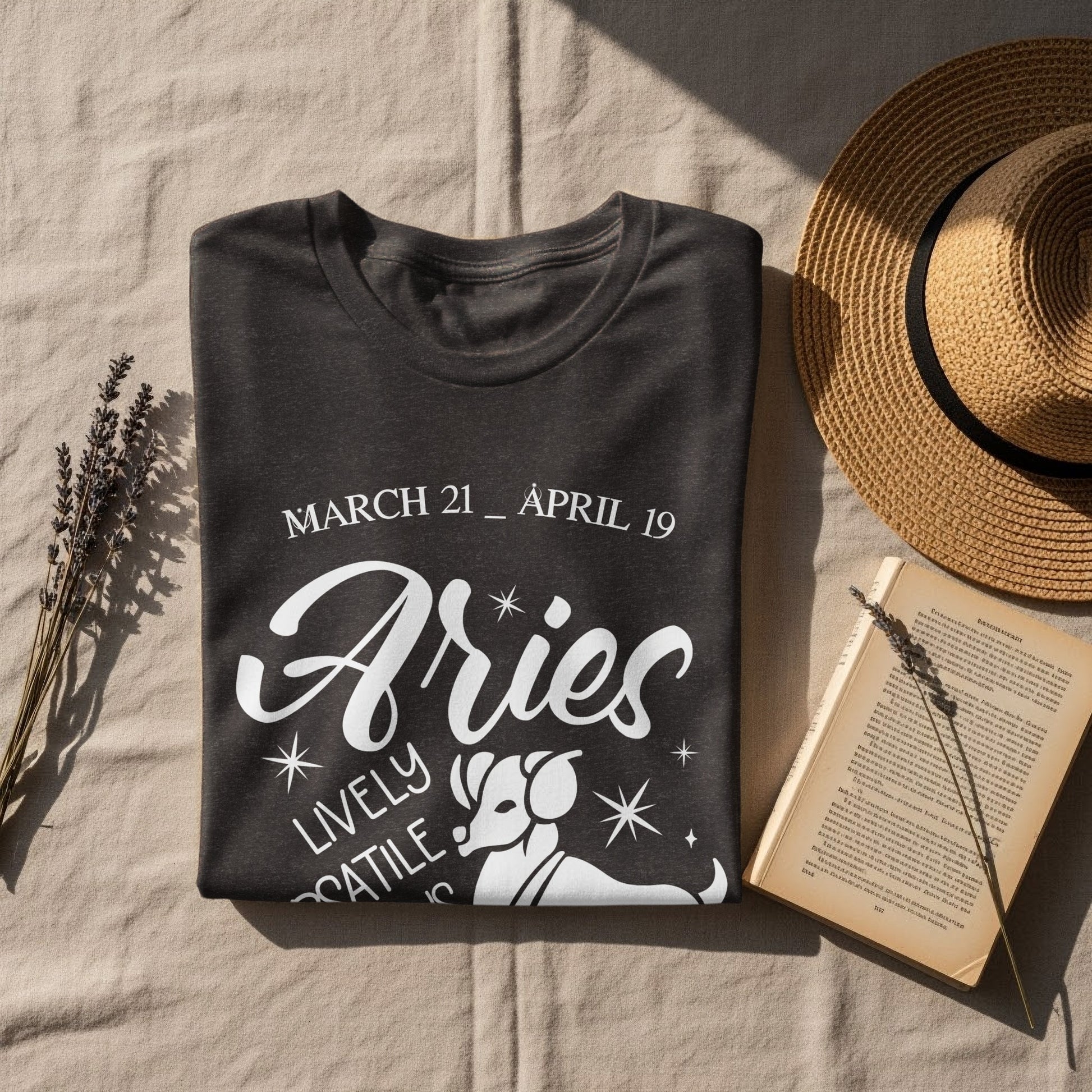 Aries Zodiac Sign Graphic Tee March 21 to April 19 Shirt