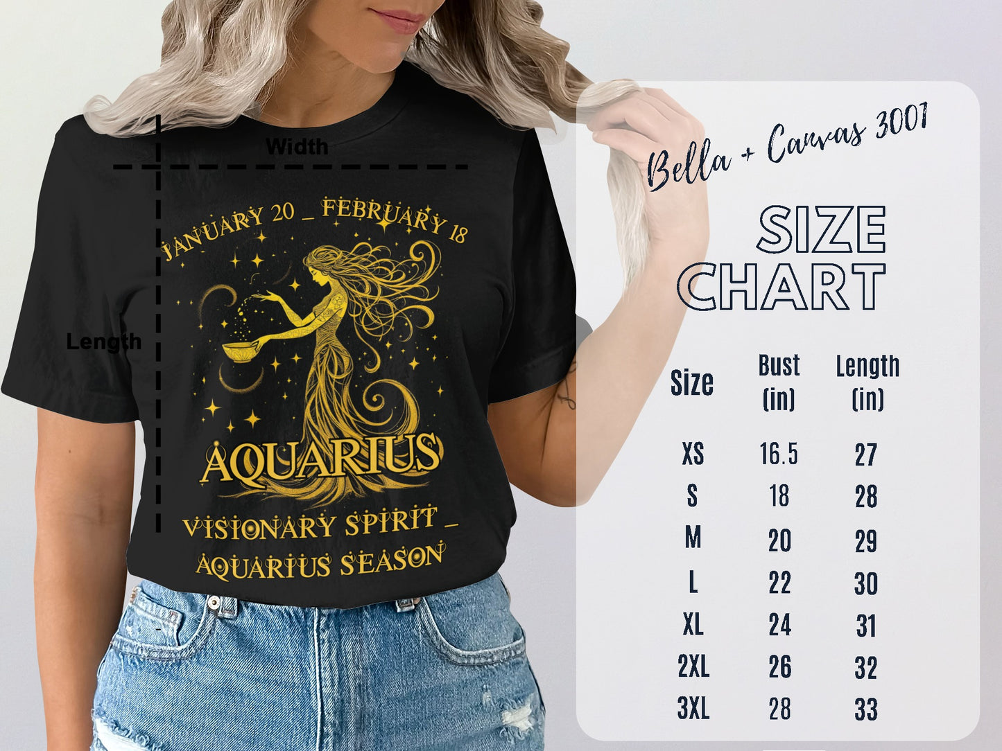 Aquarius Visionary Spirit January 20 to February 18 Shirt