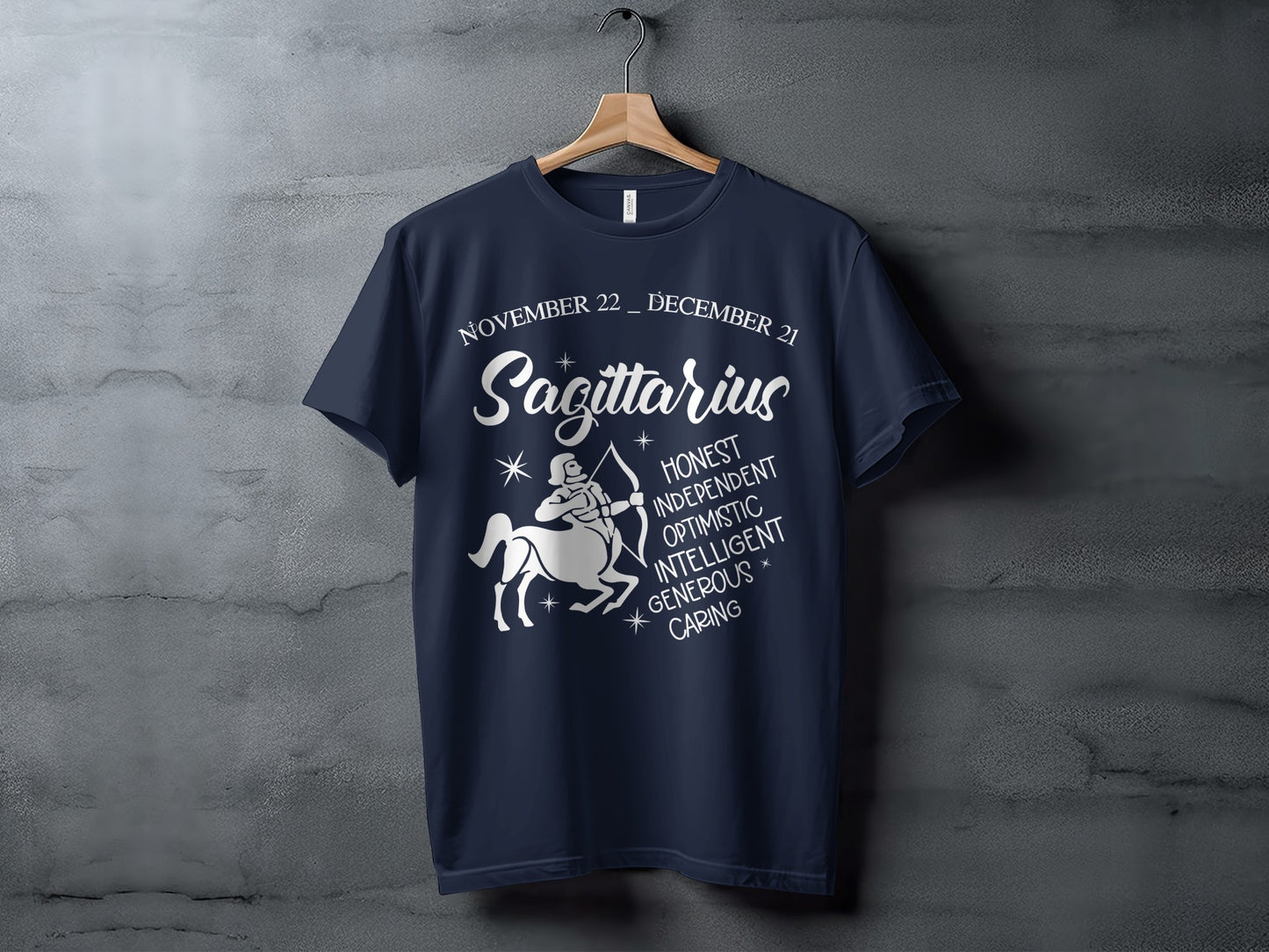 Sagittarius Zodiac Sign Honest Independent Intelligent Shirt