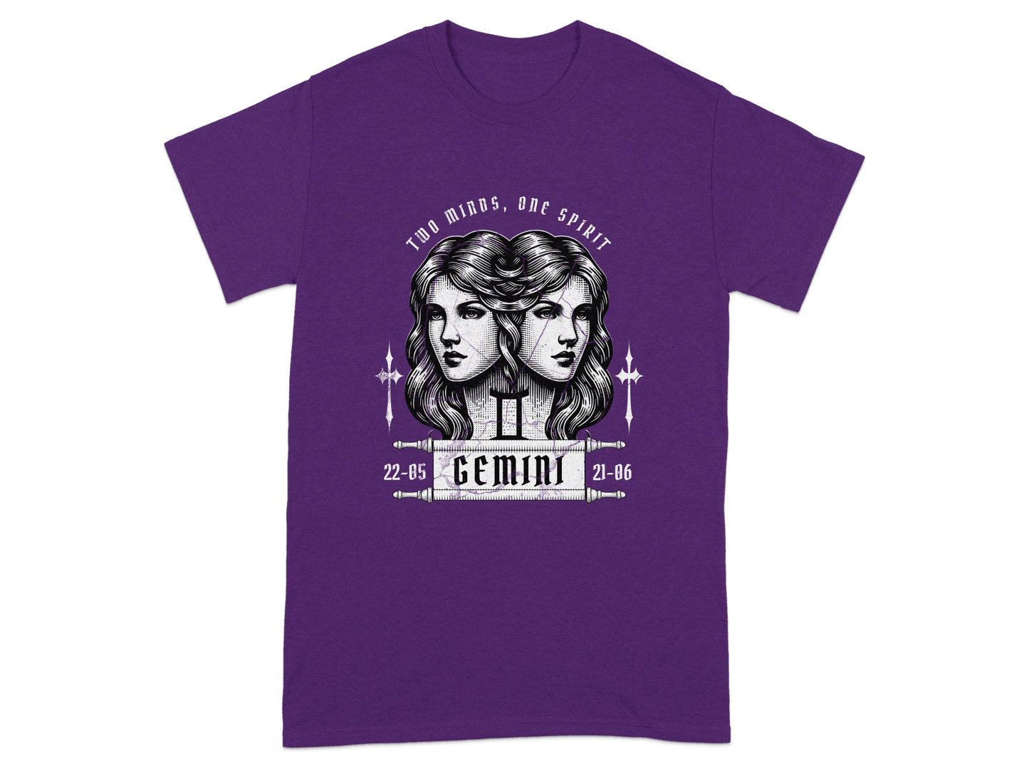 Gemini Two Minds One Spirit Zodiac Symbol product type