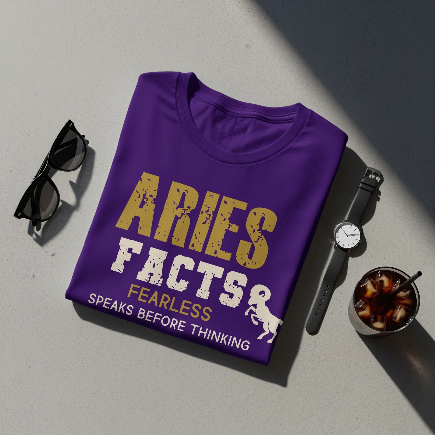 Aries Facts Fearless Speaks Before Thinking T-Shirt