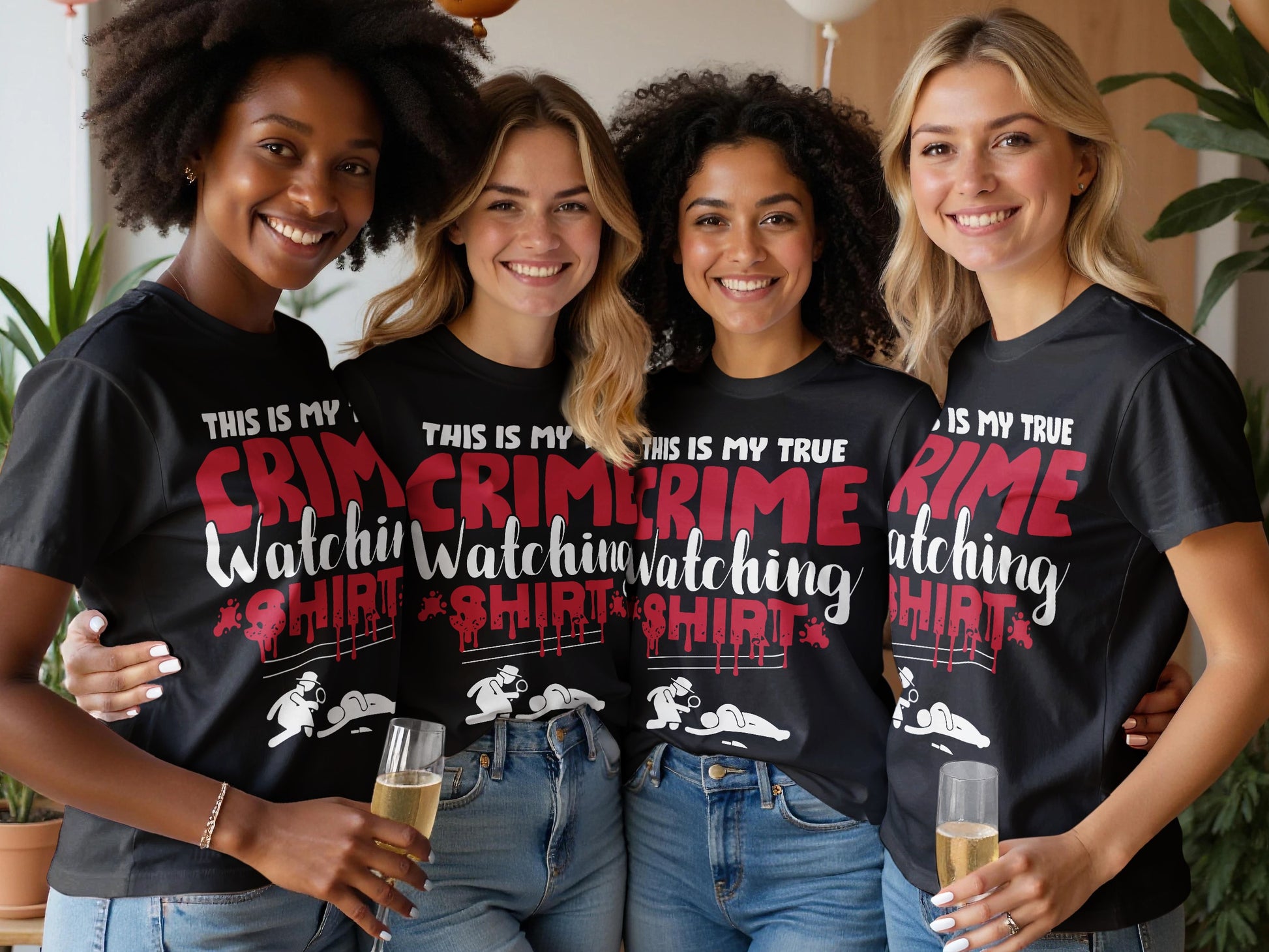 This Is My True Crime Watching Shirt Fun T-shirt