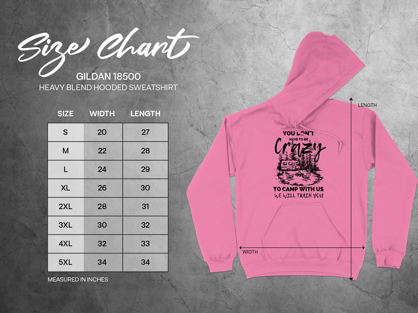 You Don't Have To Be Crazy To Camp Hoodie Sweatshirt