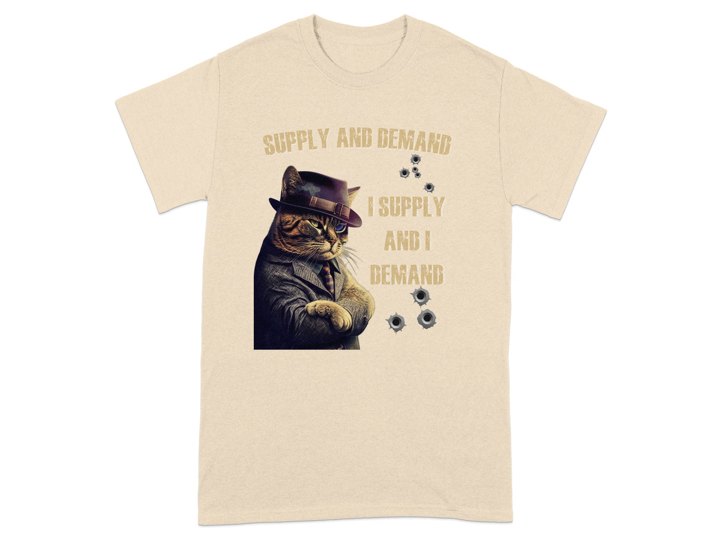 Gangster Cat Supply And Demand Bullet Holes product type