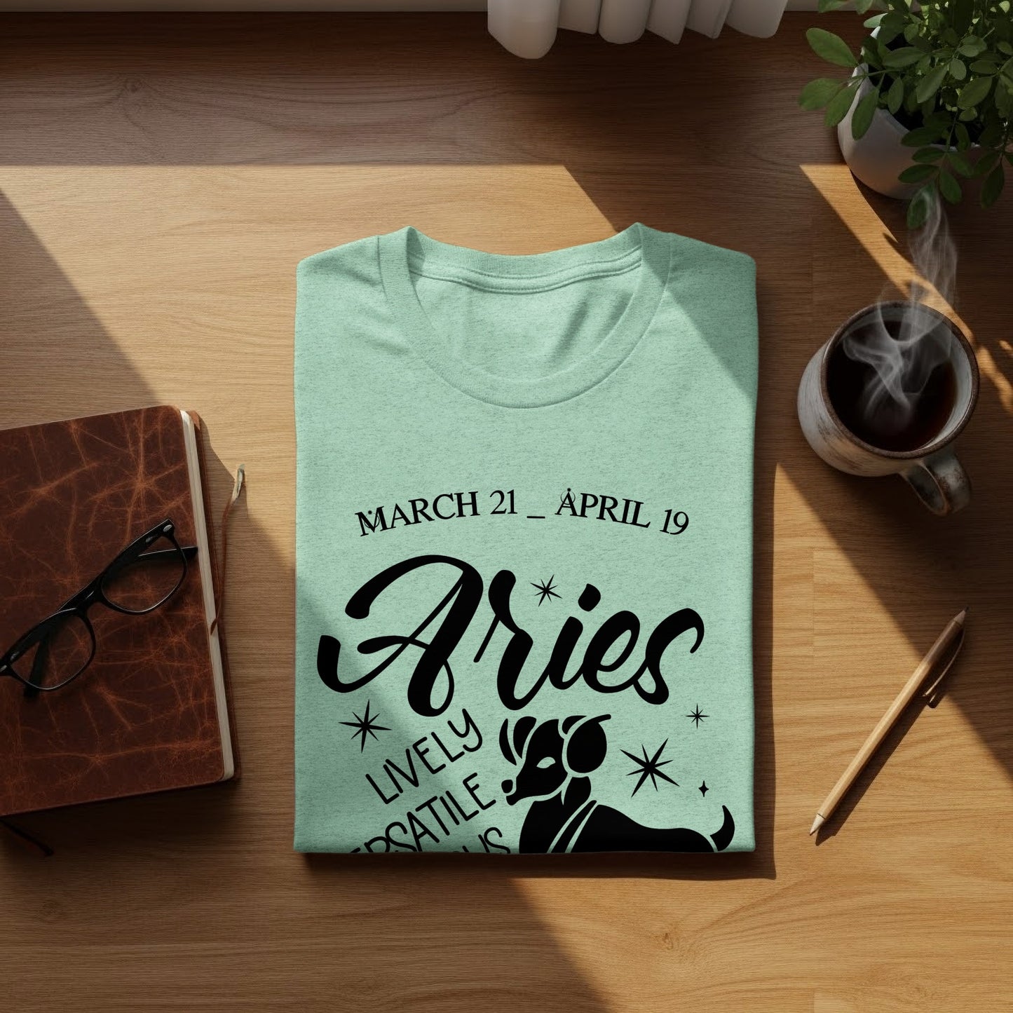 Aries March 21 to April 19 Zodiac Sign T-shirt