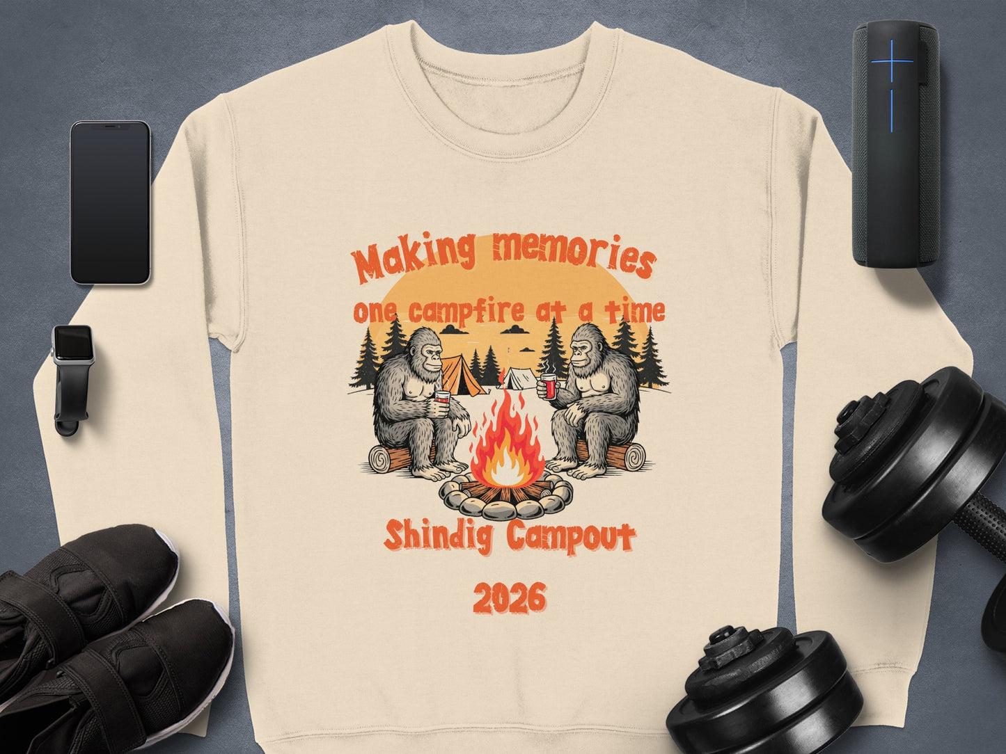 Making Memories One Campfire at a Time Shindig Campout Shirt