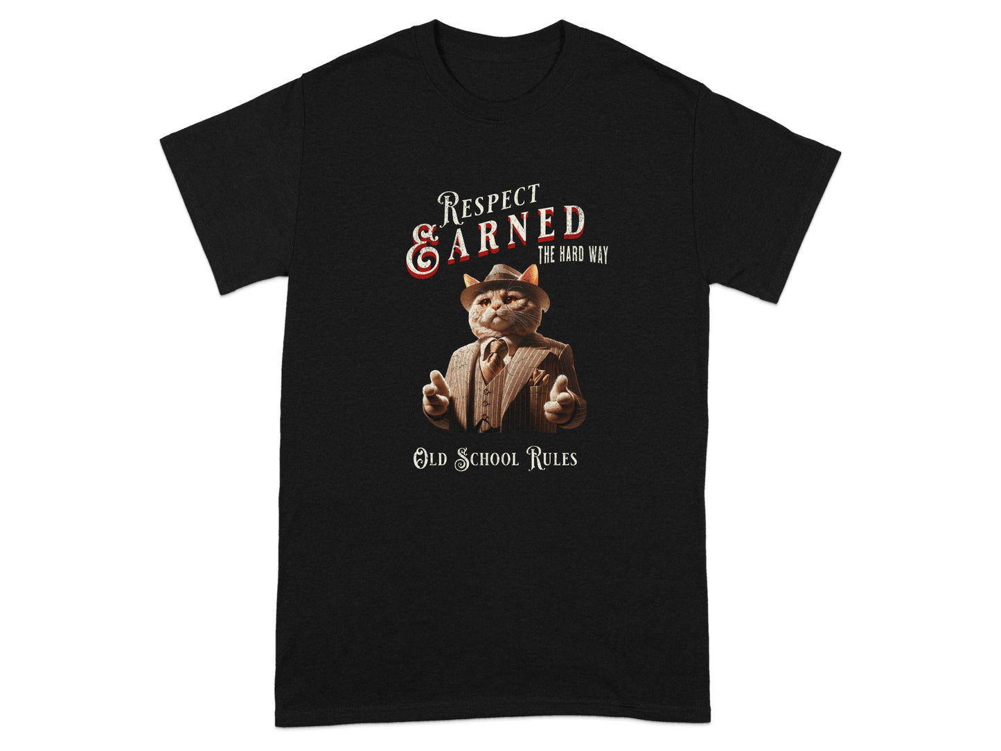 Respect & Earned The Hard Way Old School Rules Cat product type