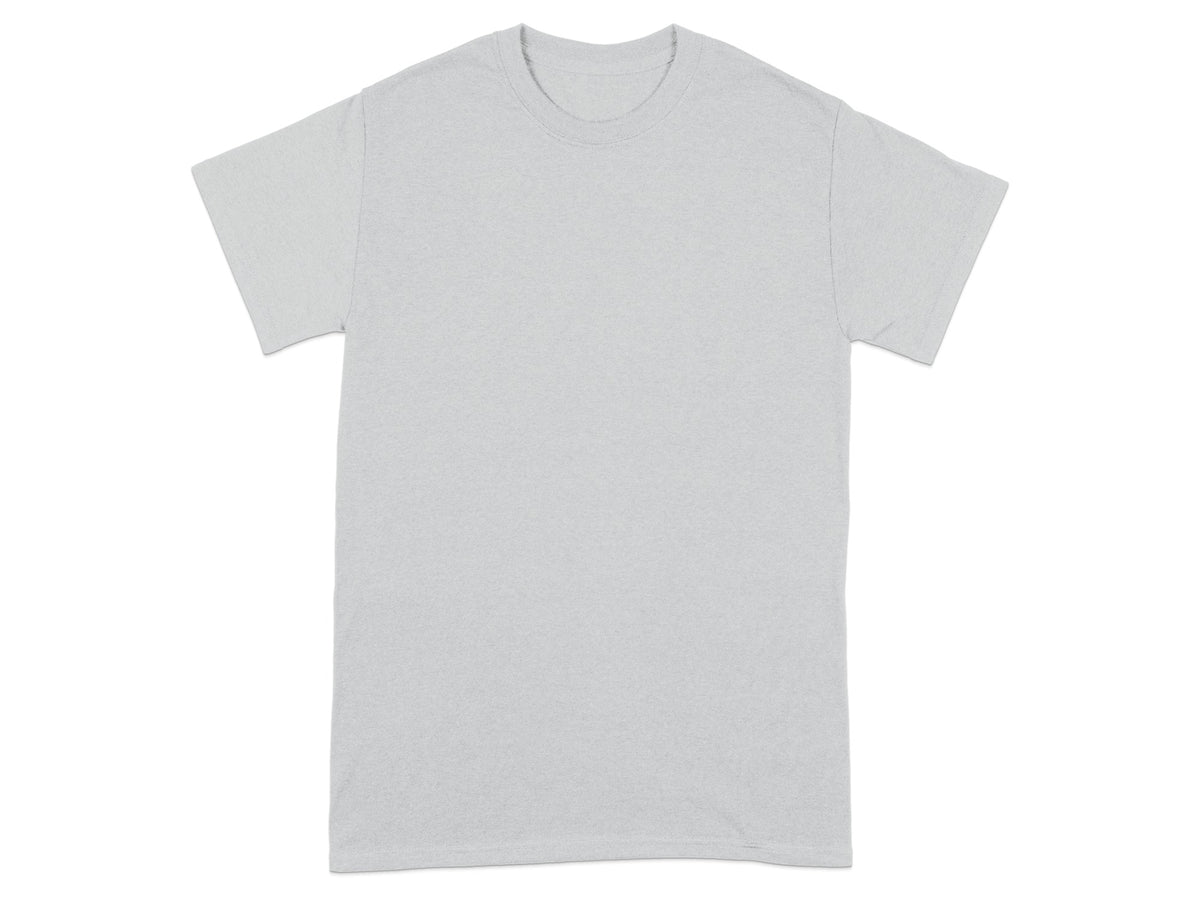 Classic Light Gray Short Sleeve Crew Neck product type
T-Shirt, Tee, Short Sleeve, Crew Neck, Round Neck, Gray, Light Gray, Heather Gray, Plain Tee, Blank T-Shirt, Basic Top, Apparel, Clothing, Unisex, Casual Wear, Everyday Shirt, Simple Design, Neutral Color, Classic Style, Gray T-Shirt