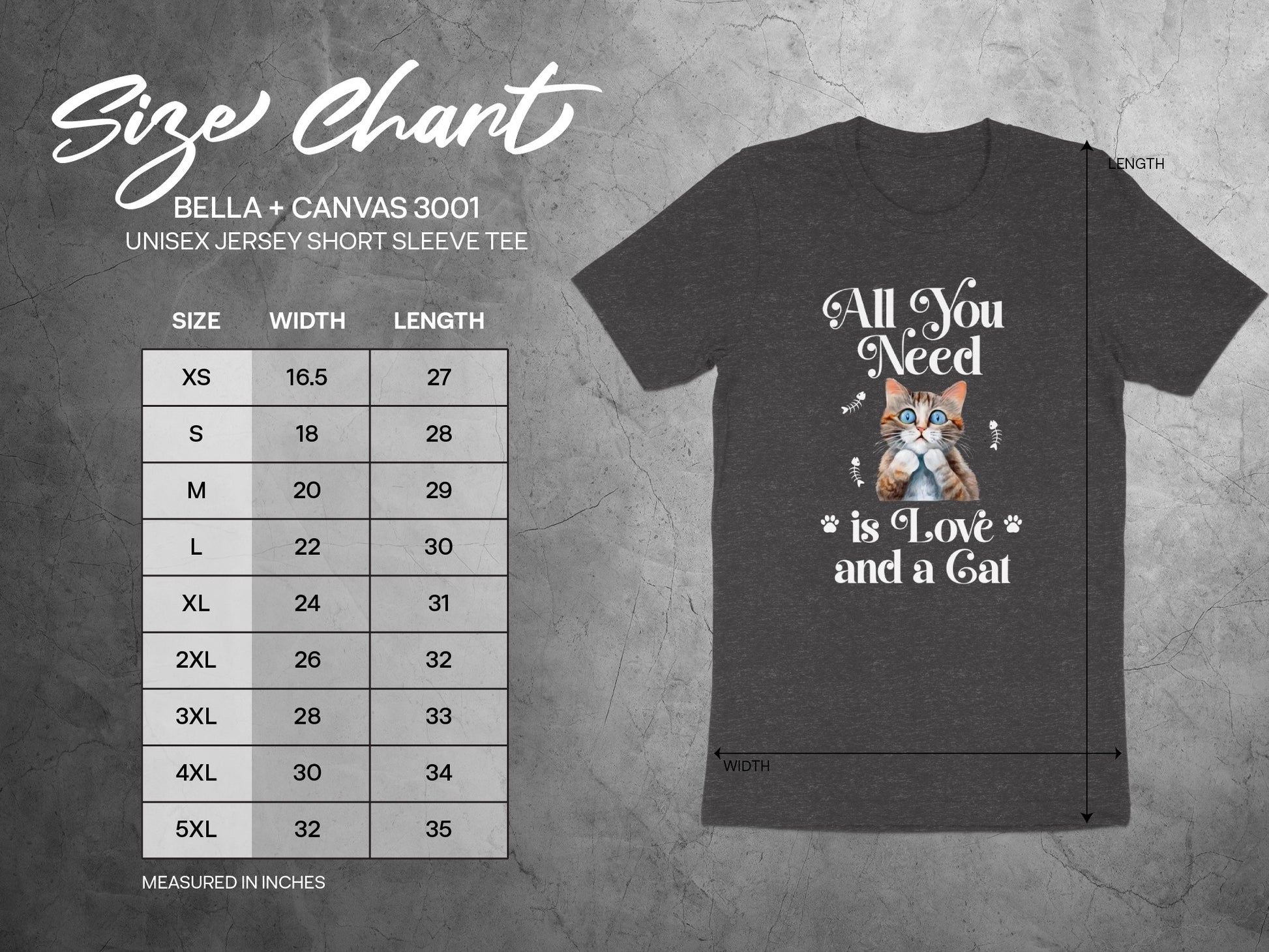 All You Need is Love and a Cat Unisex Jersey Short Sleeve Tee