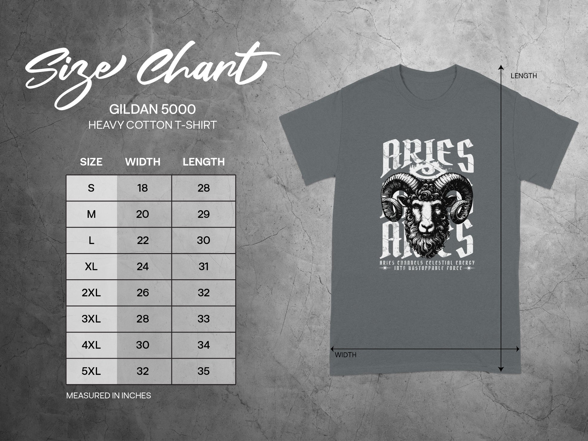 Aries Channels Celestial Energy Gildan 5000 T-Shirt