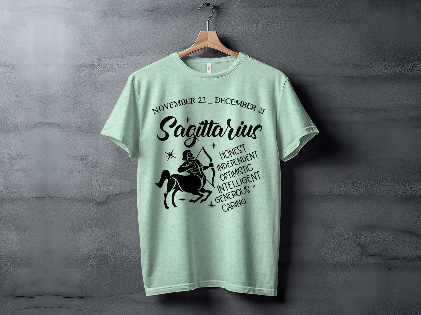 Sagittarius Zodiac Sign Traits T-Shirt Product