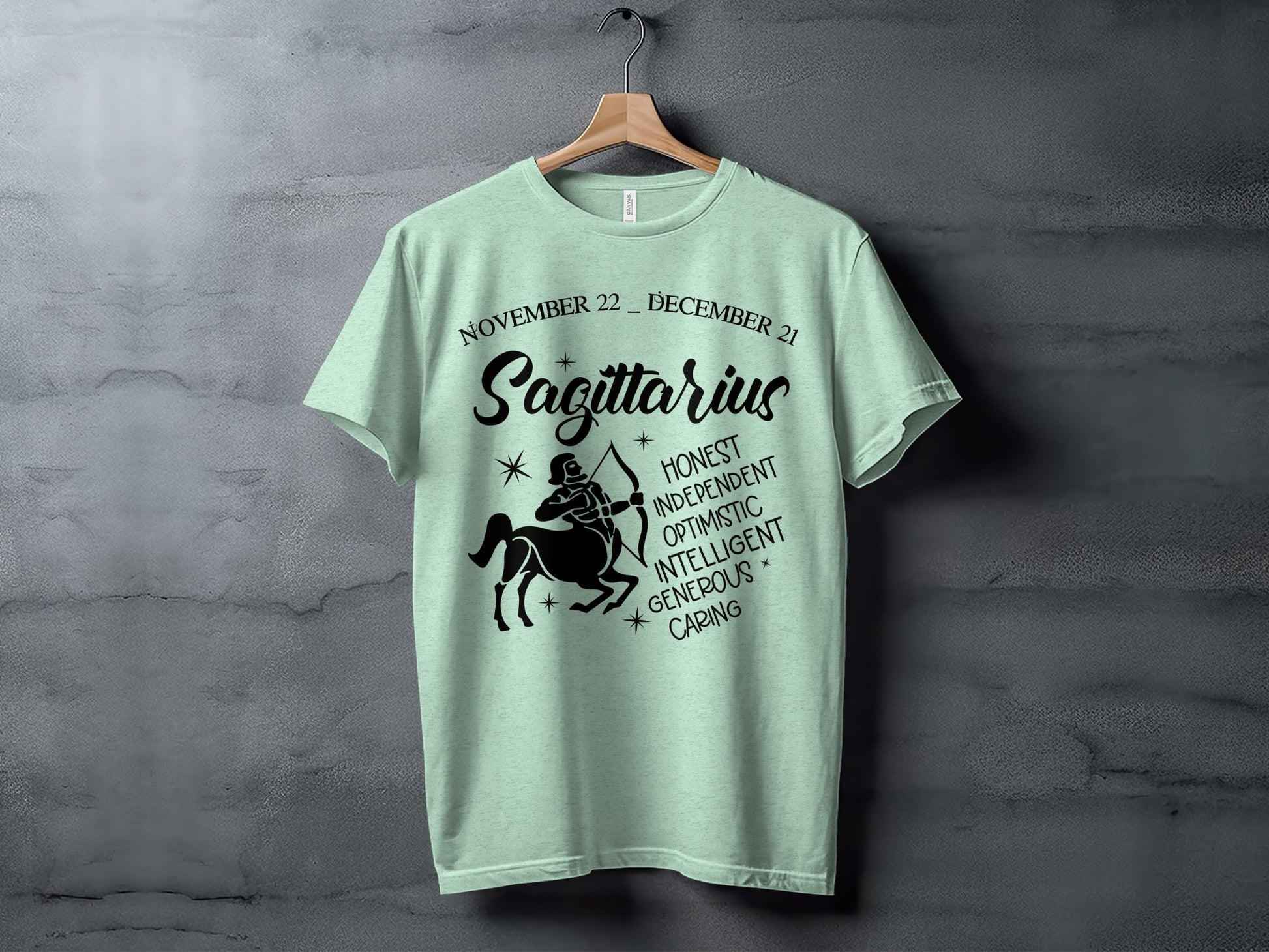 Sagittarius Zodiac Sign Traits T-Shirt Product