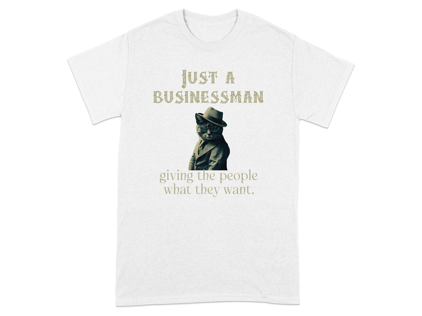 Just A Businessman Cat Cool Sunglasses Hat People Want product type