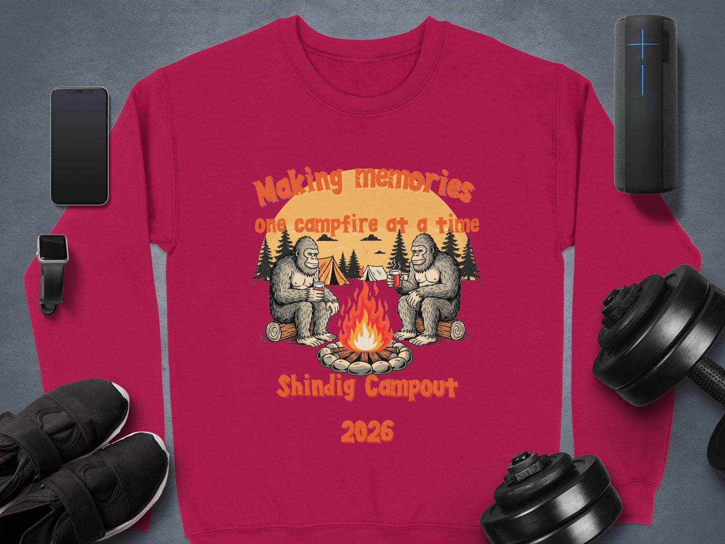 Making Memories Campfire Shindig Campout 2026 Sweatshirt