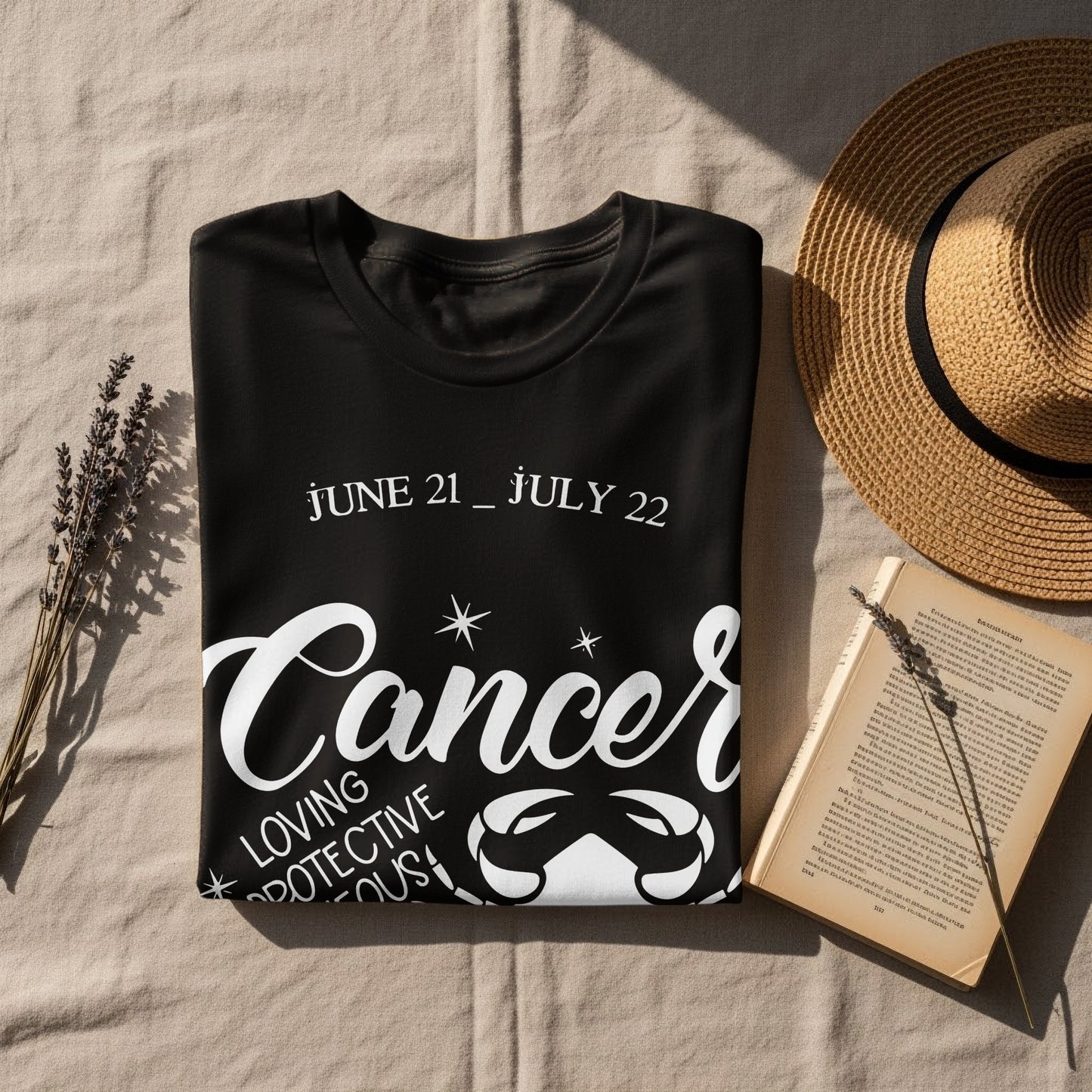 Cancer Zodiac Sign June 21 to July 22 T-shirt
