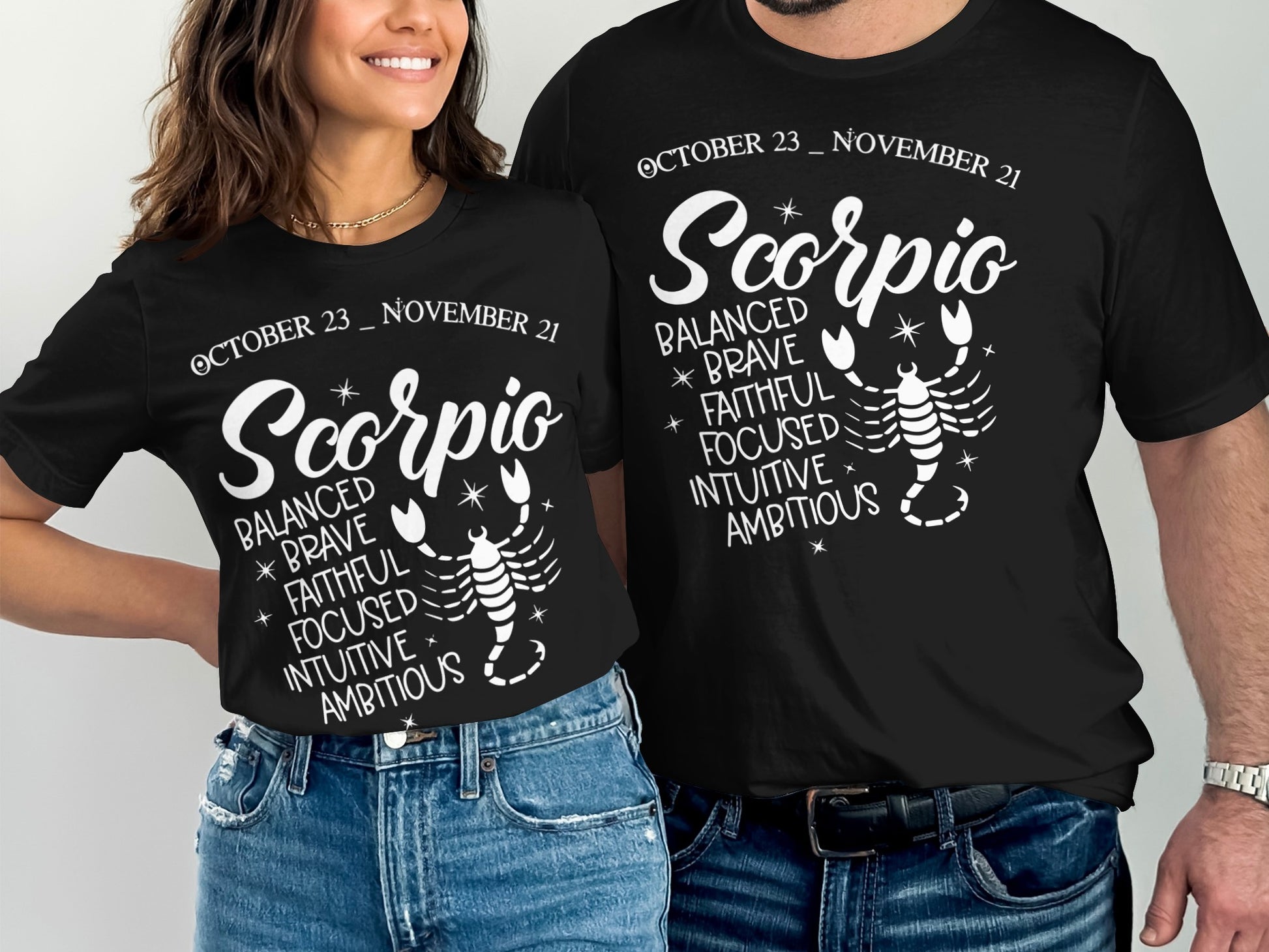 Scorpio Zodiac Sign October November 23 to 21 T-shirt