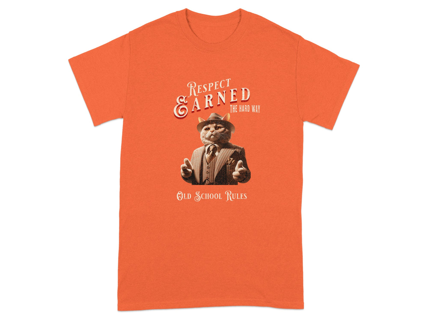 Respect & Earned The Hard Way Old School Rules Cat product type
