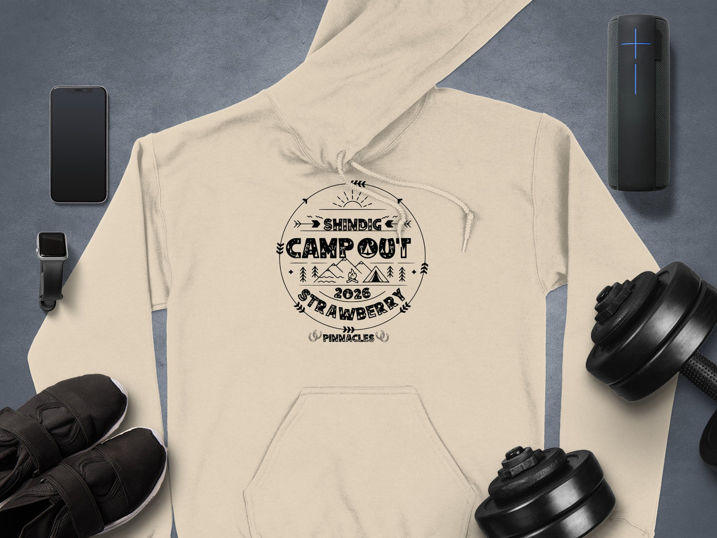 Shindig Campout 2023 Strawberry Pinnacles Hoodie