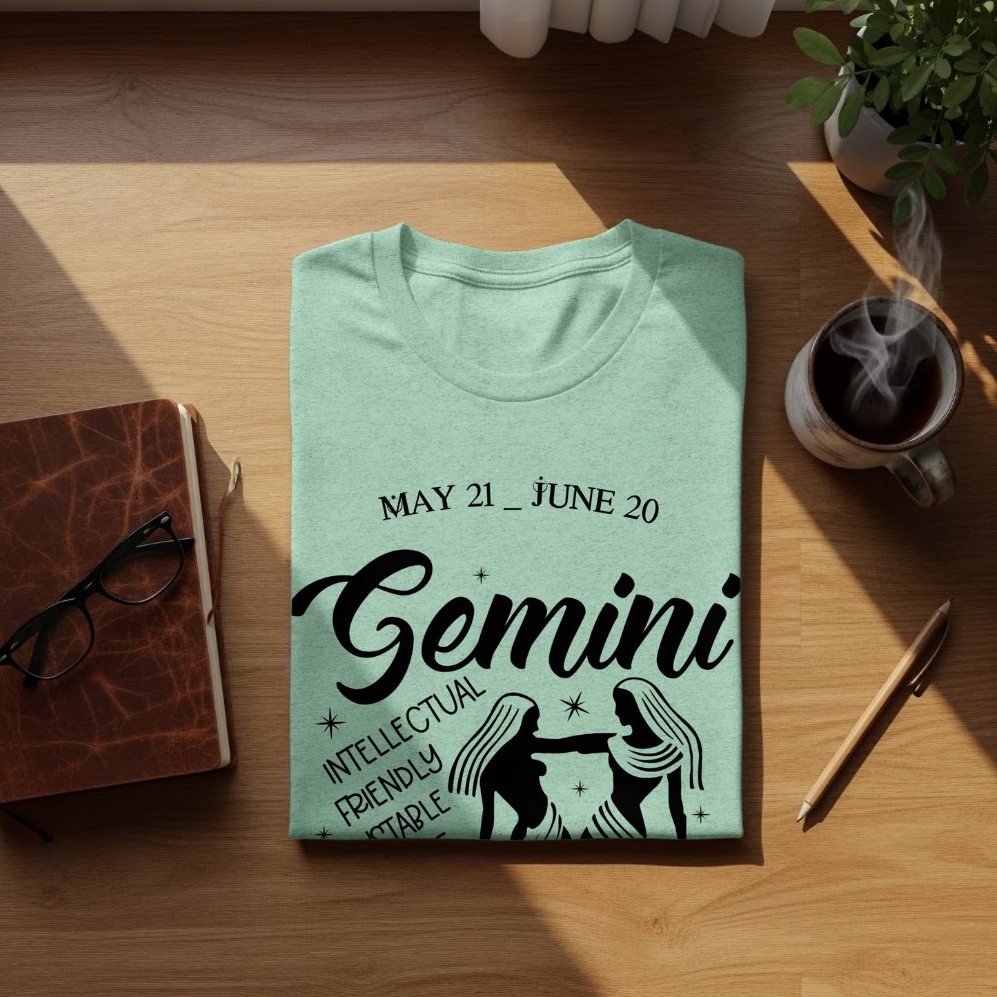 Gemini Zodiac Sign Astrology Tee Shirt for Gemini People