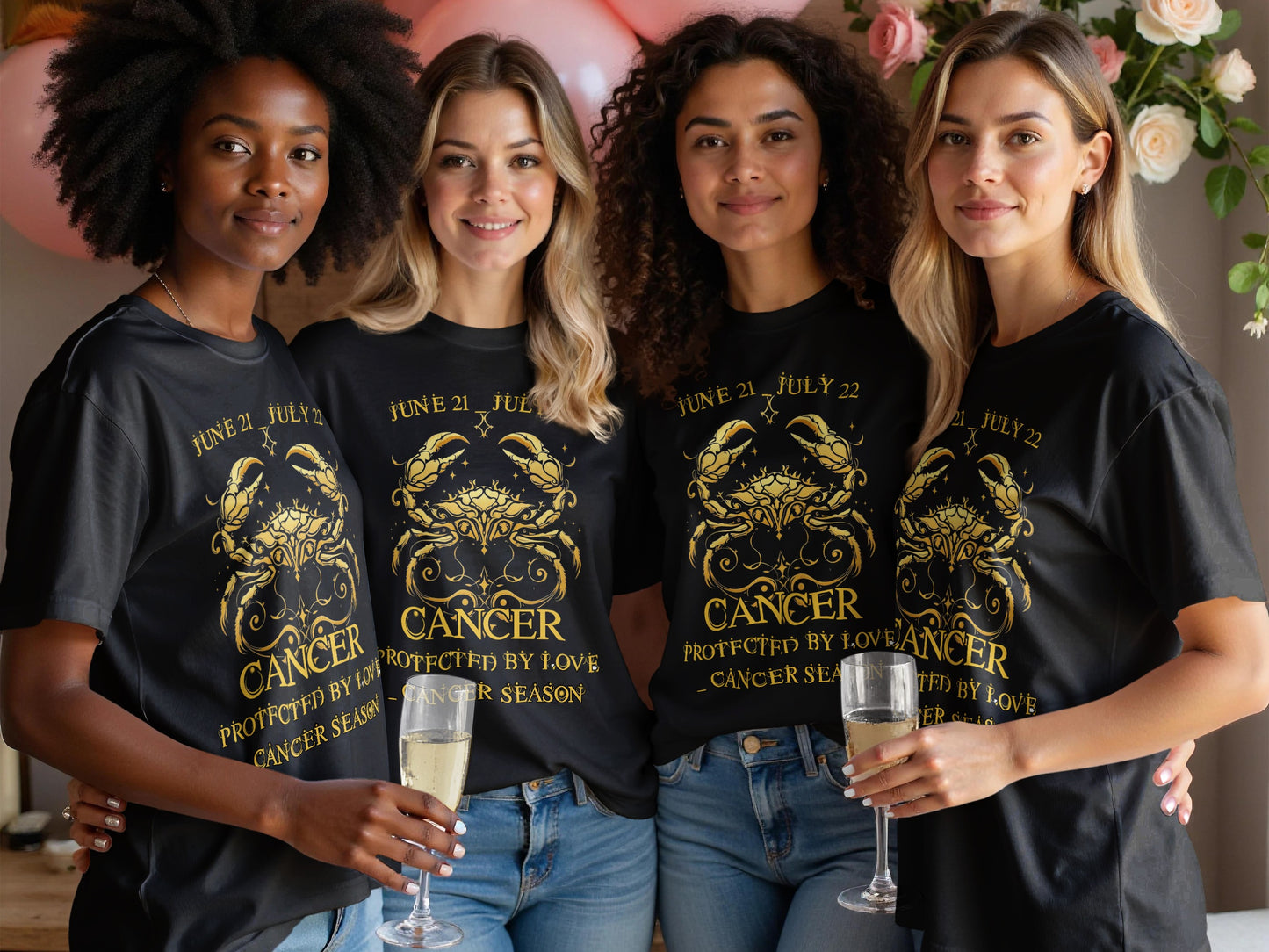 Cancer Season June 21 - July 22 Zodiac Birthday Shirt
