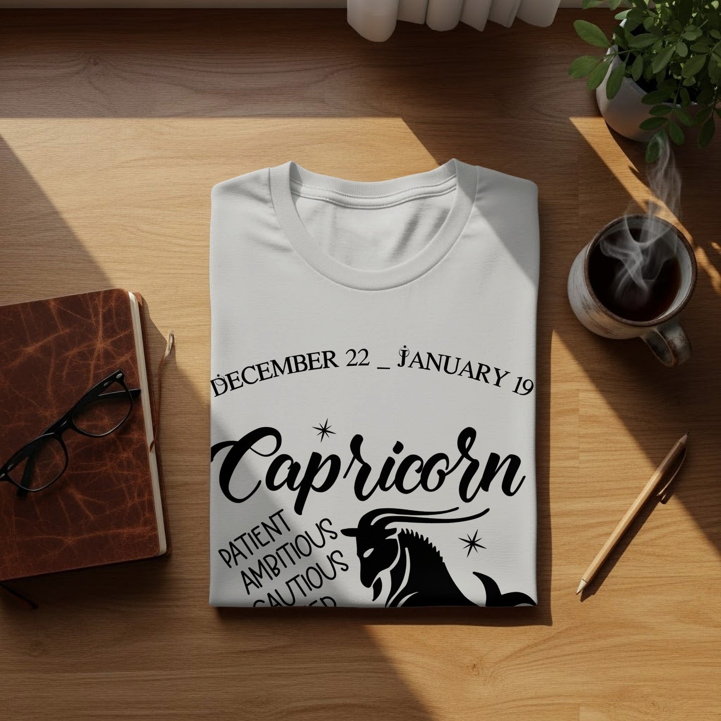 Capricorn Zodiac Sign Birthday Horoscope T-Shirt
