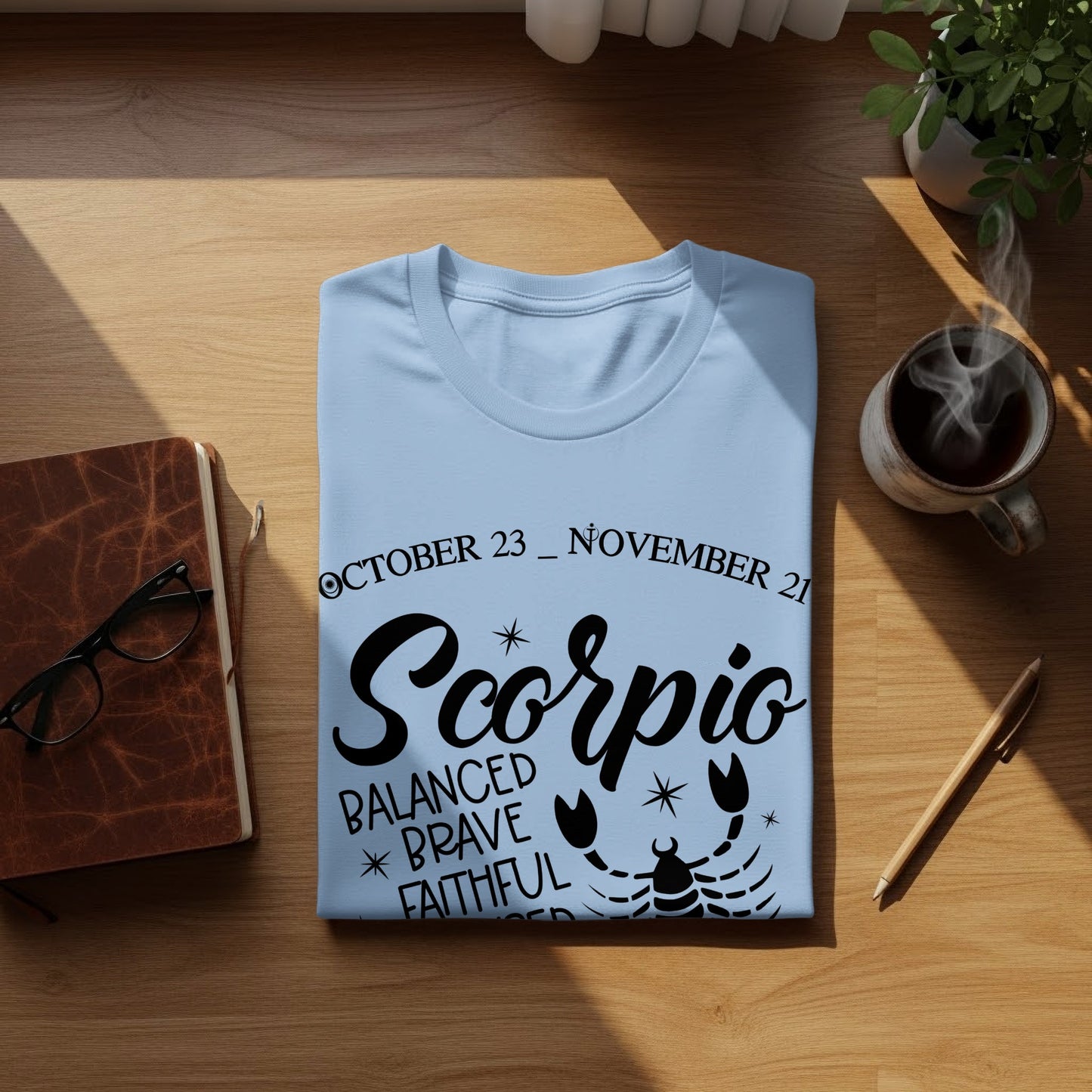 Scorpio Zodiac Sign T-Shirt October 23 to November 21
