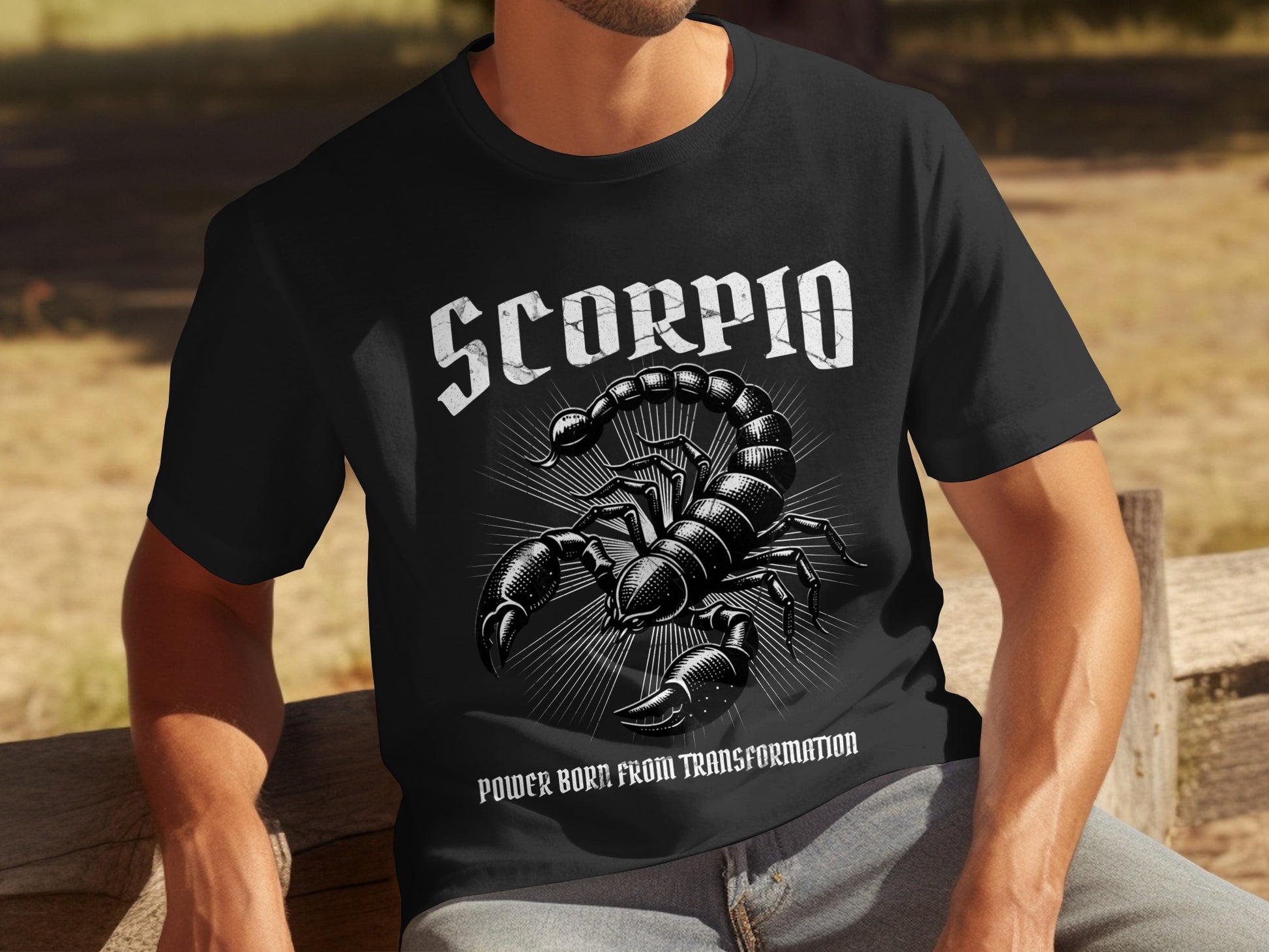 SCORPIO POWER BORN FROM TRANSFORMATION t-shirt