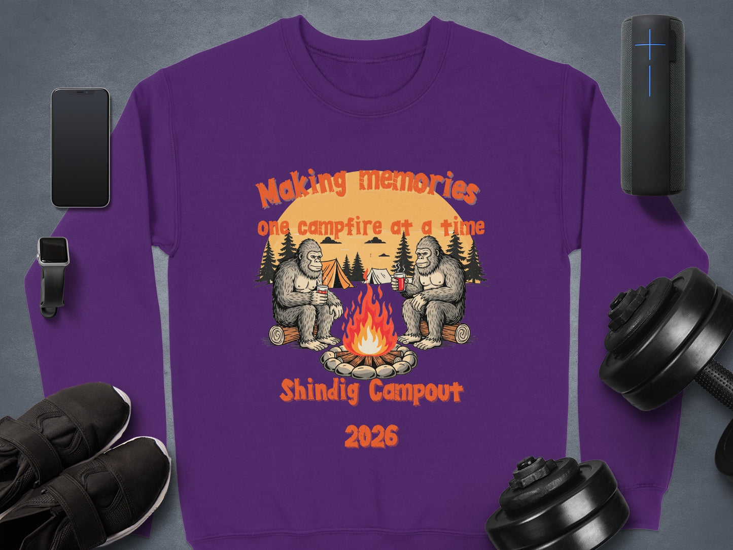 Making Memories One Campfire at a Time Shindig Campout Shirt